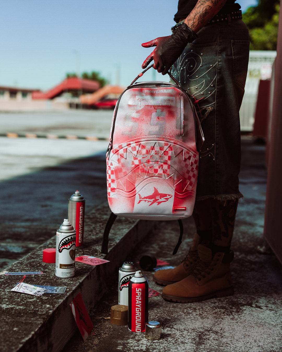 Limited Edition GRAFFITI ARTIST - DESIGN YOUR OWN BACKPACK - 9 STENCILS INCLUDED