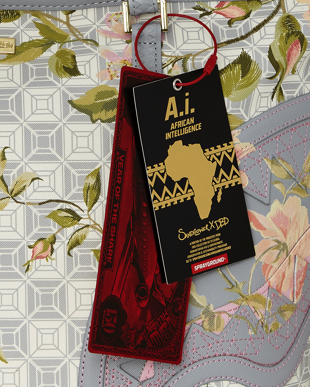 Limited Edition A.I. AFRICAN INTELLIGENCE ELEGANT ENERGY TOTE - SANDFLOWER COLLAB