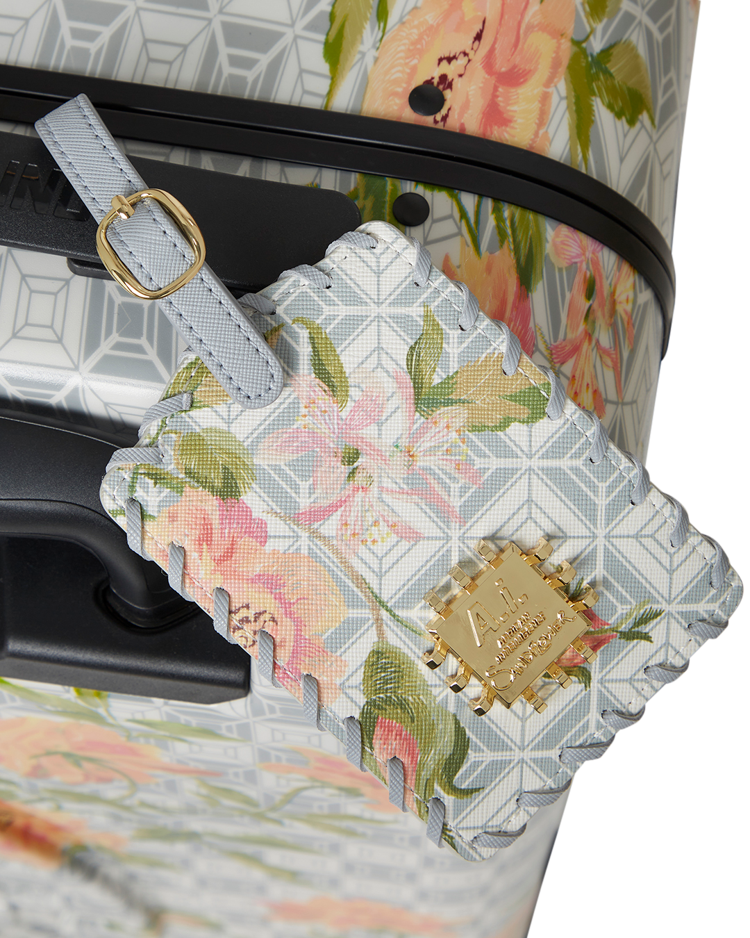 Limited Edition A.I. AFRICAN INTELLIGENCE ELEGANT ENERGY SHARKITECTURE CARRY-ON LUGGAGE - SANDFLOWER COLLAB