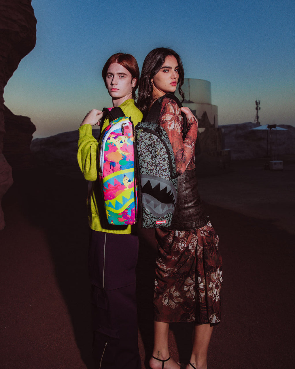 Limited Edition TWINS CHAOS SPLIT 2 BAGS BACKPACK