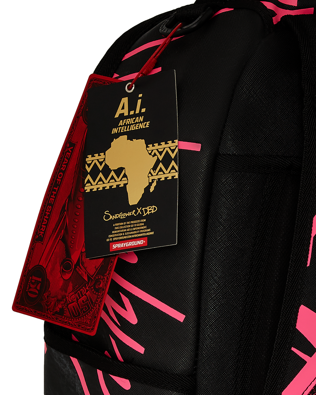 Limited Edition A.I. AFRICAN INTELLIGENCE PRIDE AND POWER BACKPACK - SANDFLOWER COLLAB