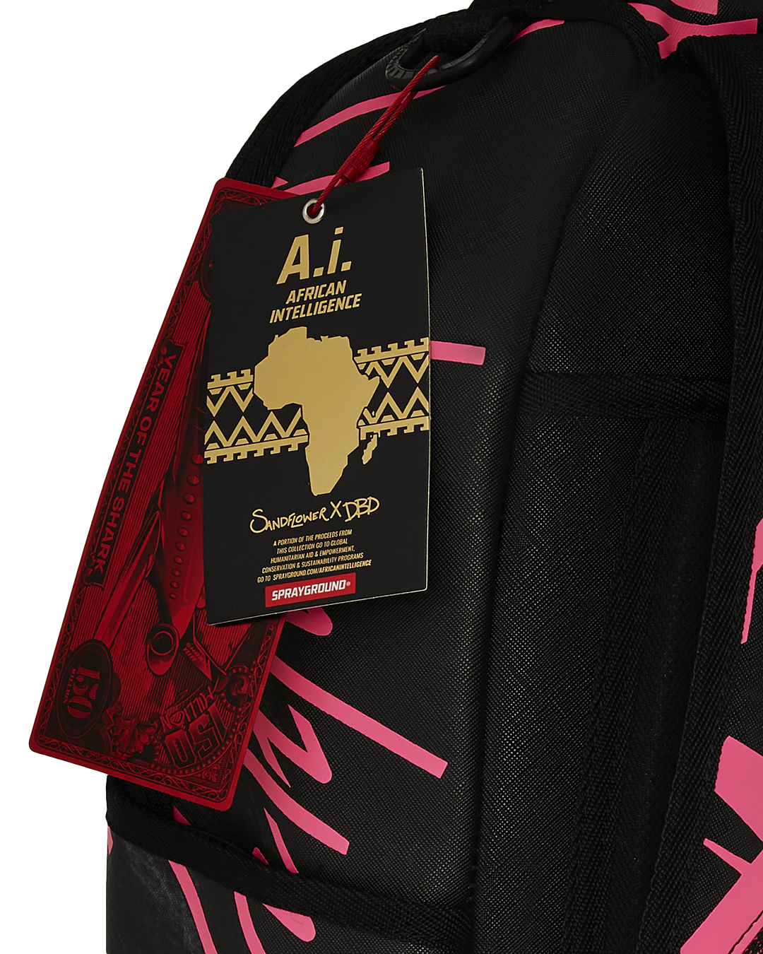 Limited Edition A.I. AFRICAN INTELLIGENCE PRIDE AND POWER BACKPACK - SANDFLOWER COLLAB