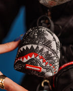 Limited Edition SCRIBBLE DRIBBLE CHECK BACKPACK KEYCHAIN