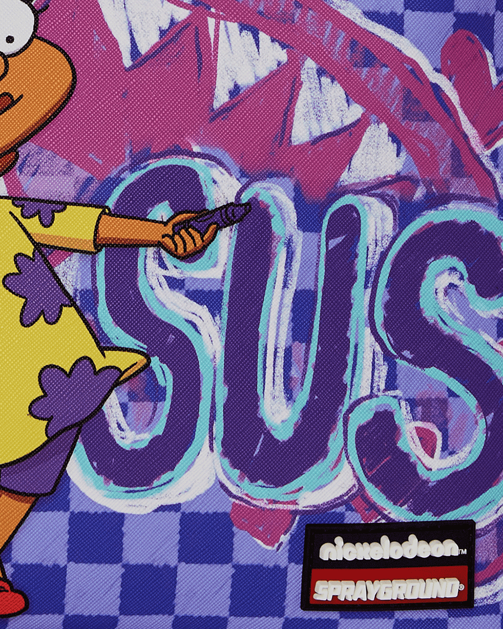 Limited Edition RUGRATS SUSIE CRAYON SHARK MESSENGER TOTE