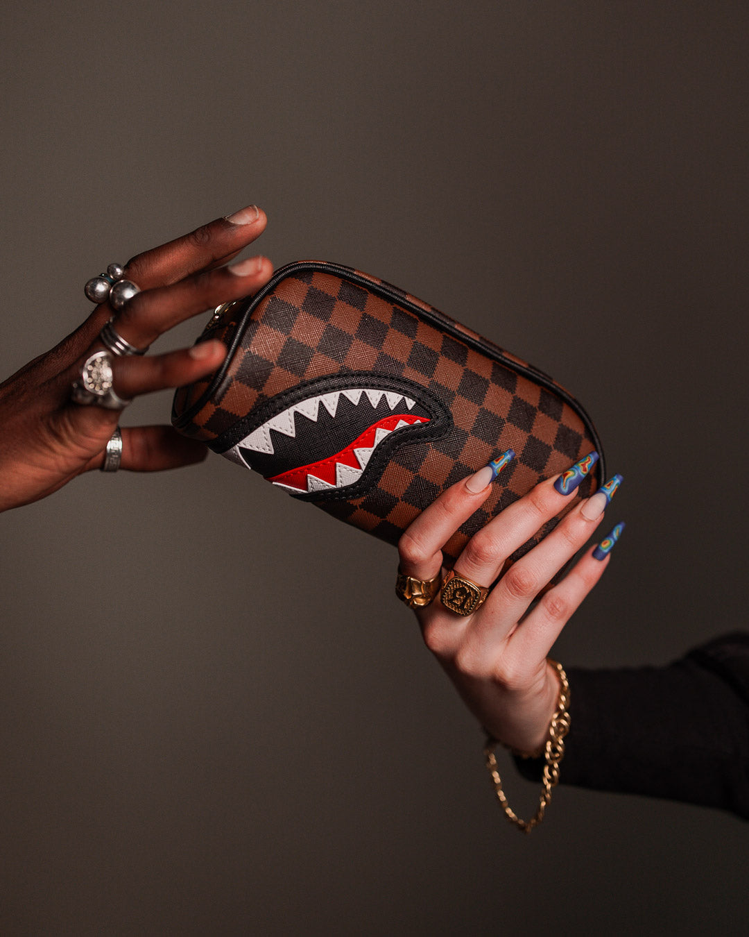 Limited Edition SAWTOOTH SHARKS IN PARIS POUCH
