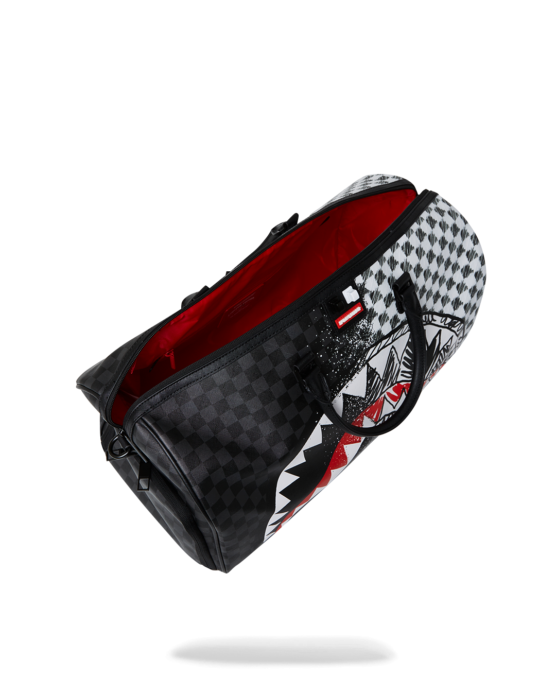 Limited Edition SCRIBBLE DRIBBLE CHECK DUFFLE