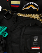 Limited Edition JAMES FIRST CLASS GLOBAL FLAGS MONEYBEAR BACKPACK