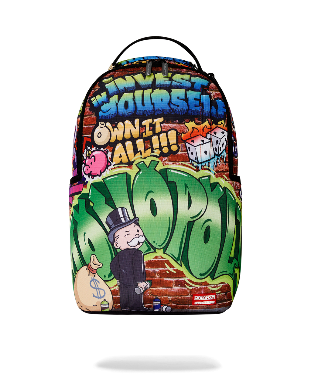 Limited Edition MONOPOLY GRAFFITI GOLD RUSH DLXR BACKPACK