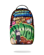 Limited Edition MONOPOLY GRAFFITI GOLD RUSH DLXR BACKPACK