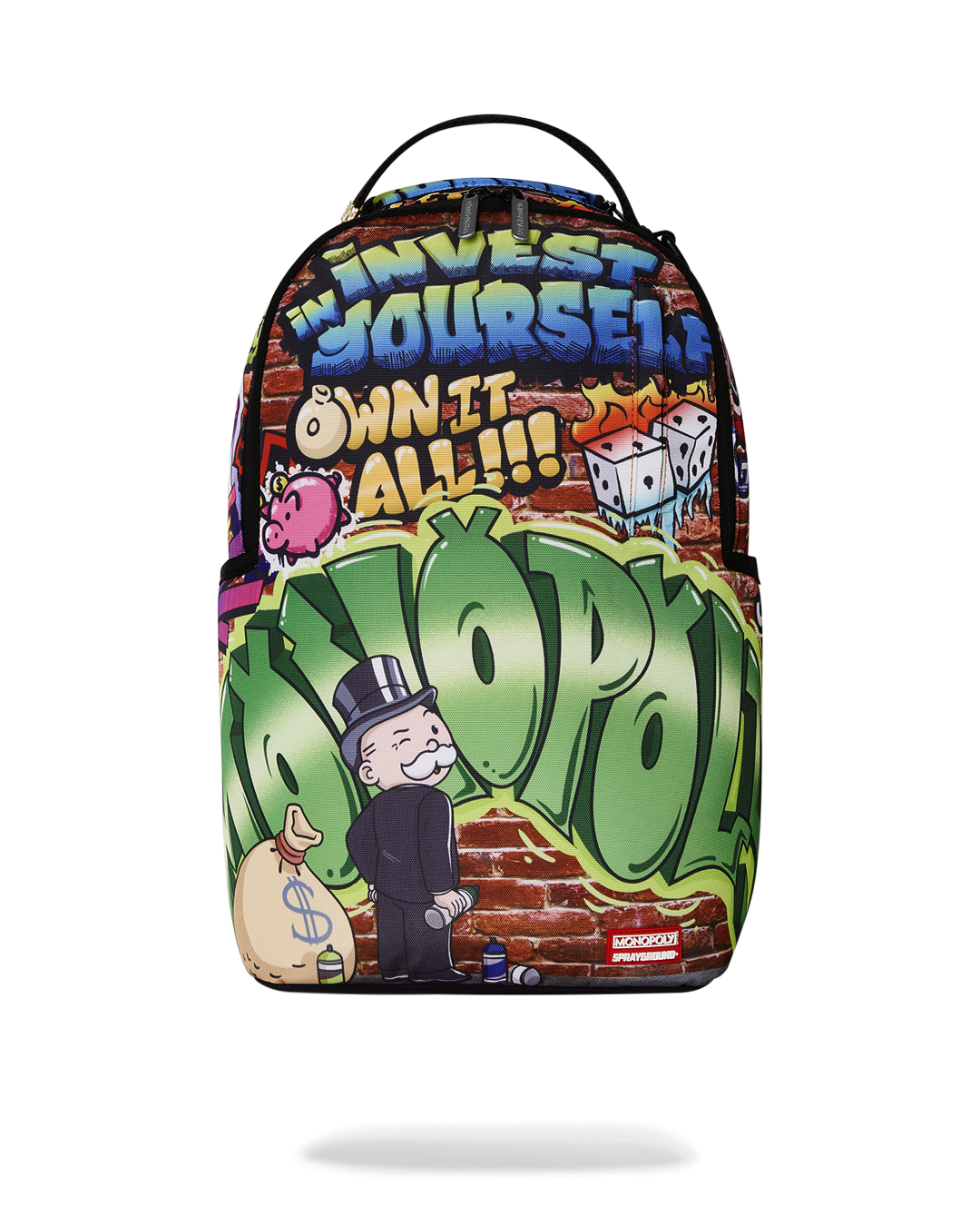 Limited Edition MONOPOLY GRAFFITI GOLD RUSH DLXR BACKPACK