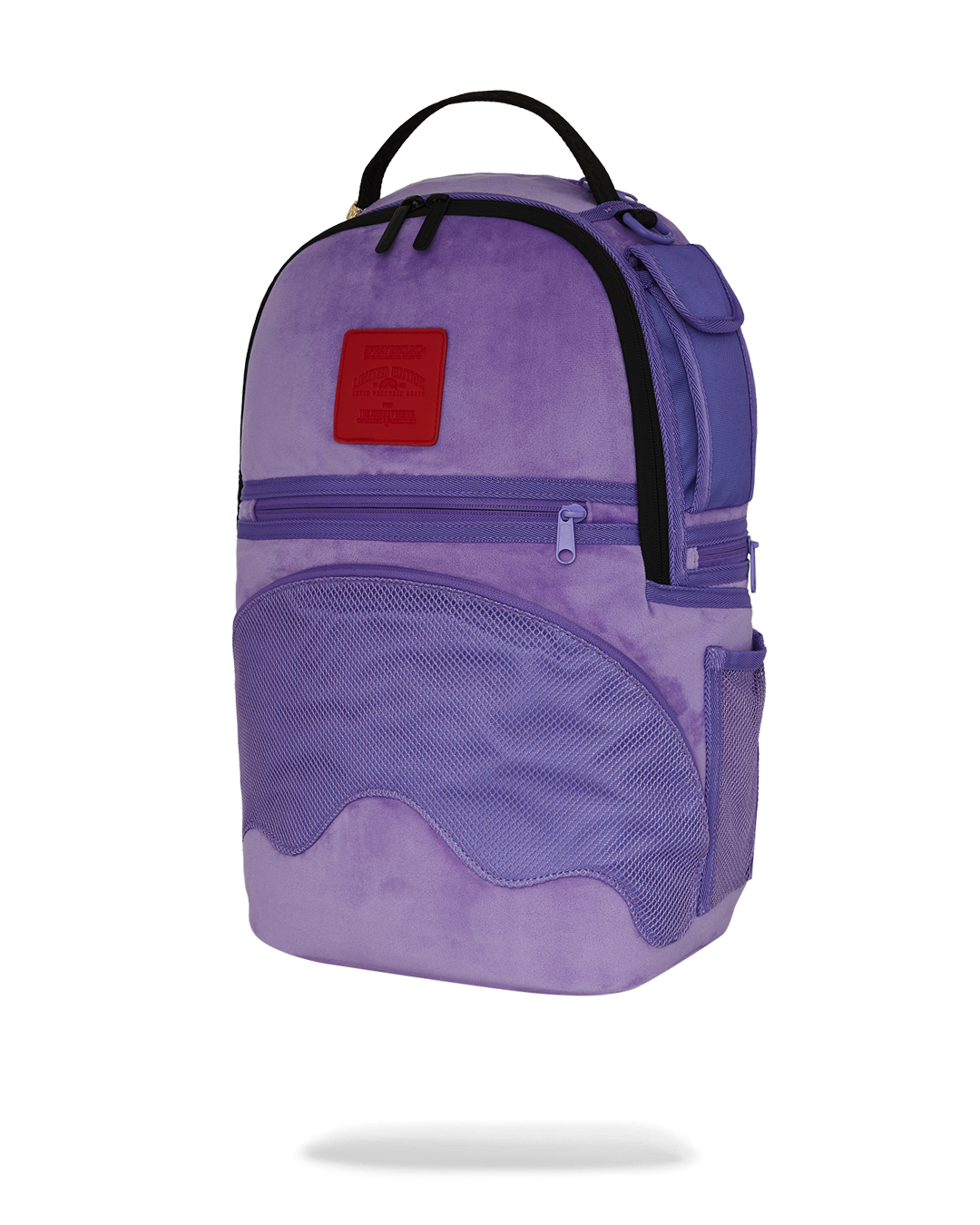 Limited Edition NOOO WAY A REVERSIBLE BACKPACK - PURPLE VELOUR TO OG SHARKS IN PARIS BACKPACK