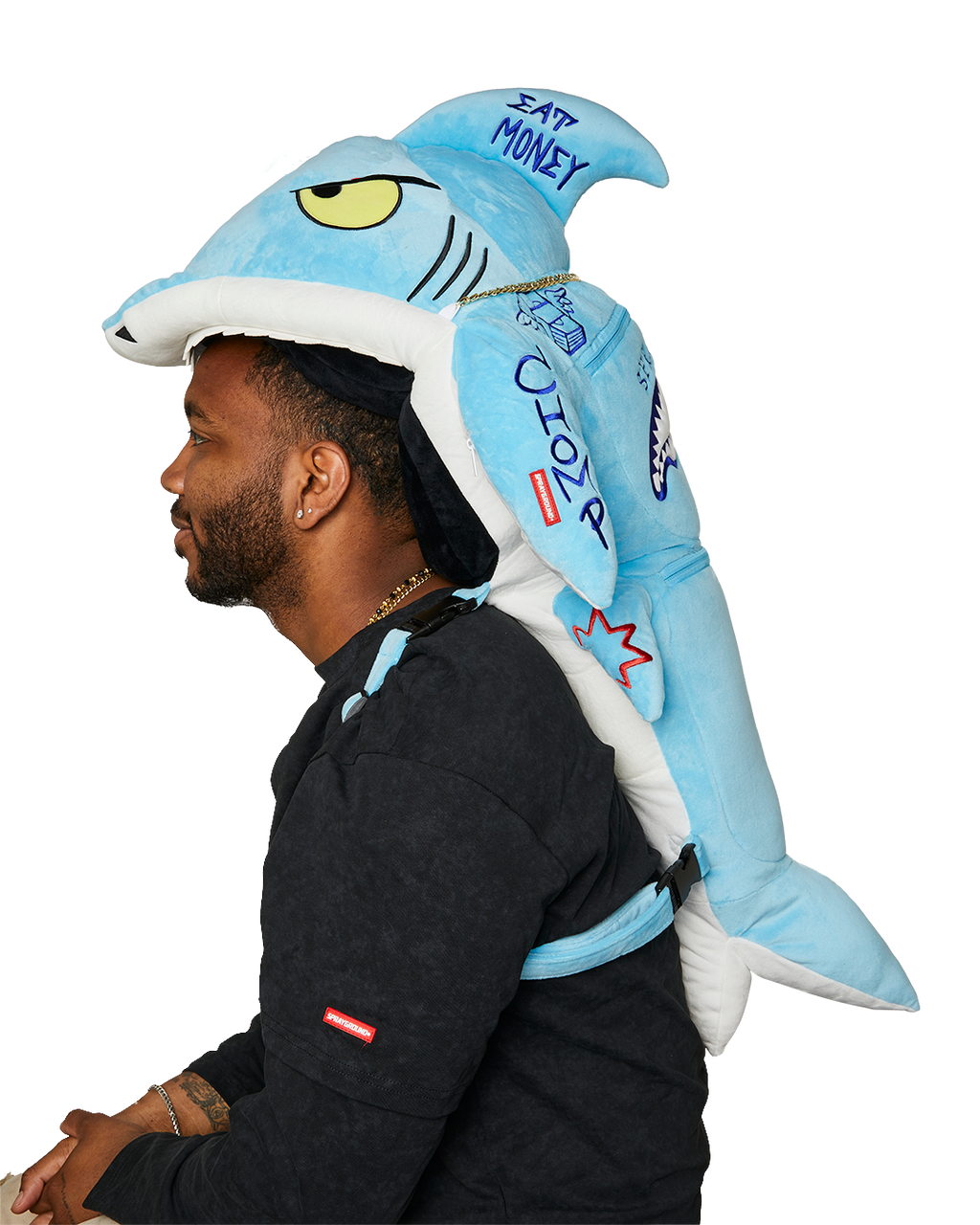 Limited Edition STUFFED SAVAGE HOODY BACKPACK SHARK