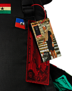 Limited Edition JAMES FIRST CLASS GLOBAL FLAGS MONEYBEAR BACKPACK