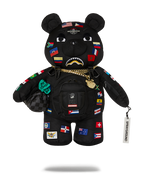 Limited Edition JAMES FIRST CLASS GLOBAL FLAGS MONEYBEAR BACKPACK