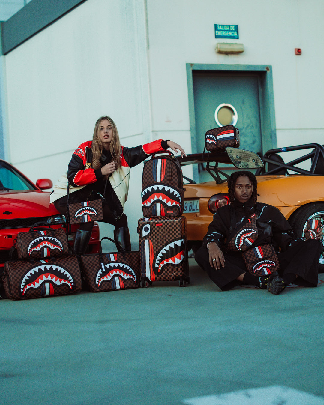 Limited Edition SHARKS IN PARIS GT MESSENGER SLING BAG