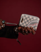 Limited Edition KNIT SHARKS IN PARIS IN CREAM WALLET