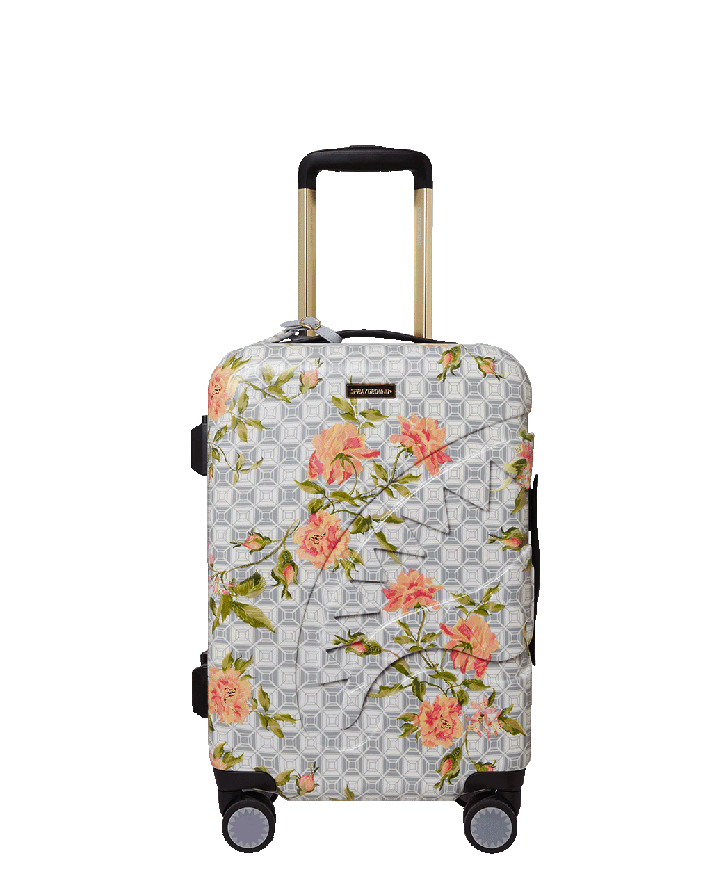 Limited Edition A.I. AFRICAN INTELLIGENCE ELEGANT ENERGY SHARKITECTURE CARRY-ON LUGGAGE - SANDFLOWER COLLAB