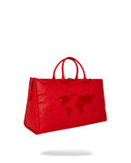 Limited Edition JAMES FIRST CLASS RUBY RED PYRAMID LARGE DUFFLE