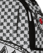 Limited Edition SCRIBBLE DRIBBLE CHECK BACKPACK