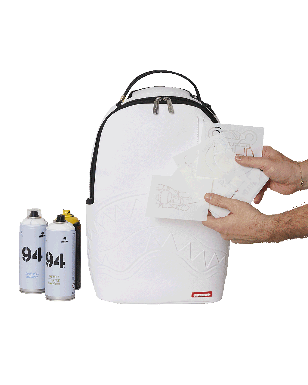 Limited Edition GRAFFITI ARTIST - DESIGN YOUR OWN BACKPACK - 9 STENCILS INCLUDED