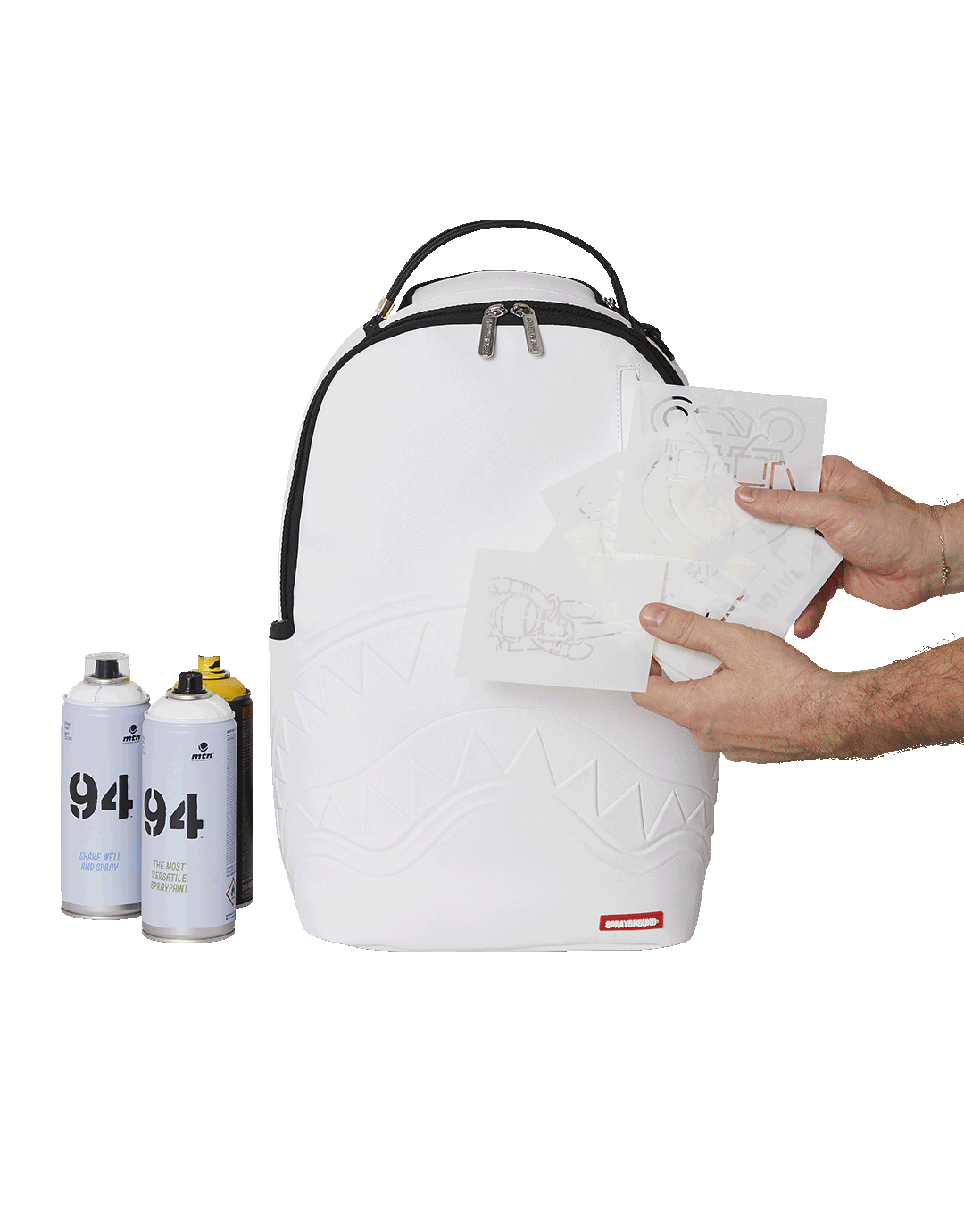 Limited Edition GRAFFITI ARTIST - DESIGN YOUR OWN BACKPACK - 9 STENCILS INCLUDED