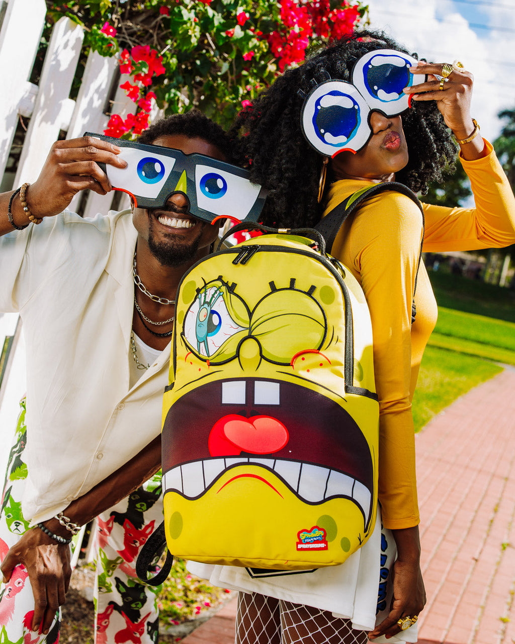 Limited Edition SPONGEBOB EYE POP REMOVABLE EYES BACKPACK