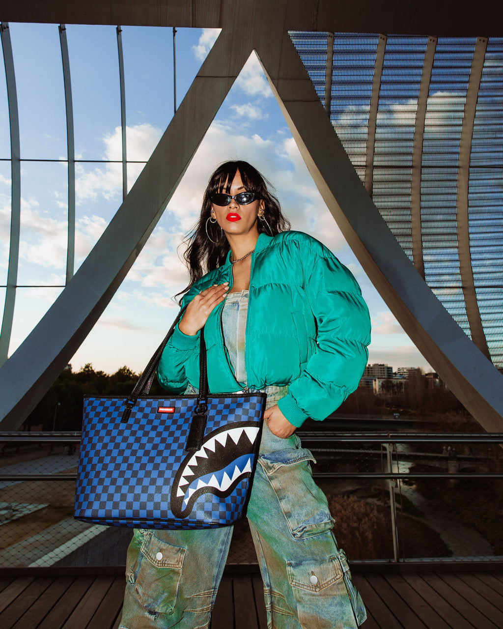 Limited Edition MIDNIGHT MAGIC SHARKS IN PARIS TOTE