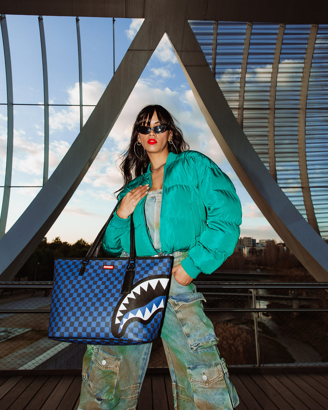 Limited Edition MIDNIGHT MAGIC SHARKS IN PARIS TOTE