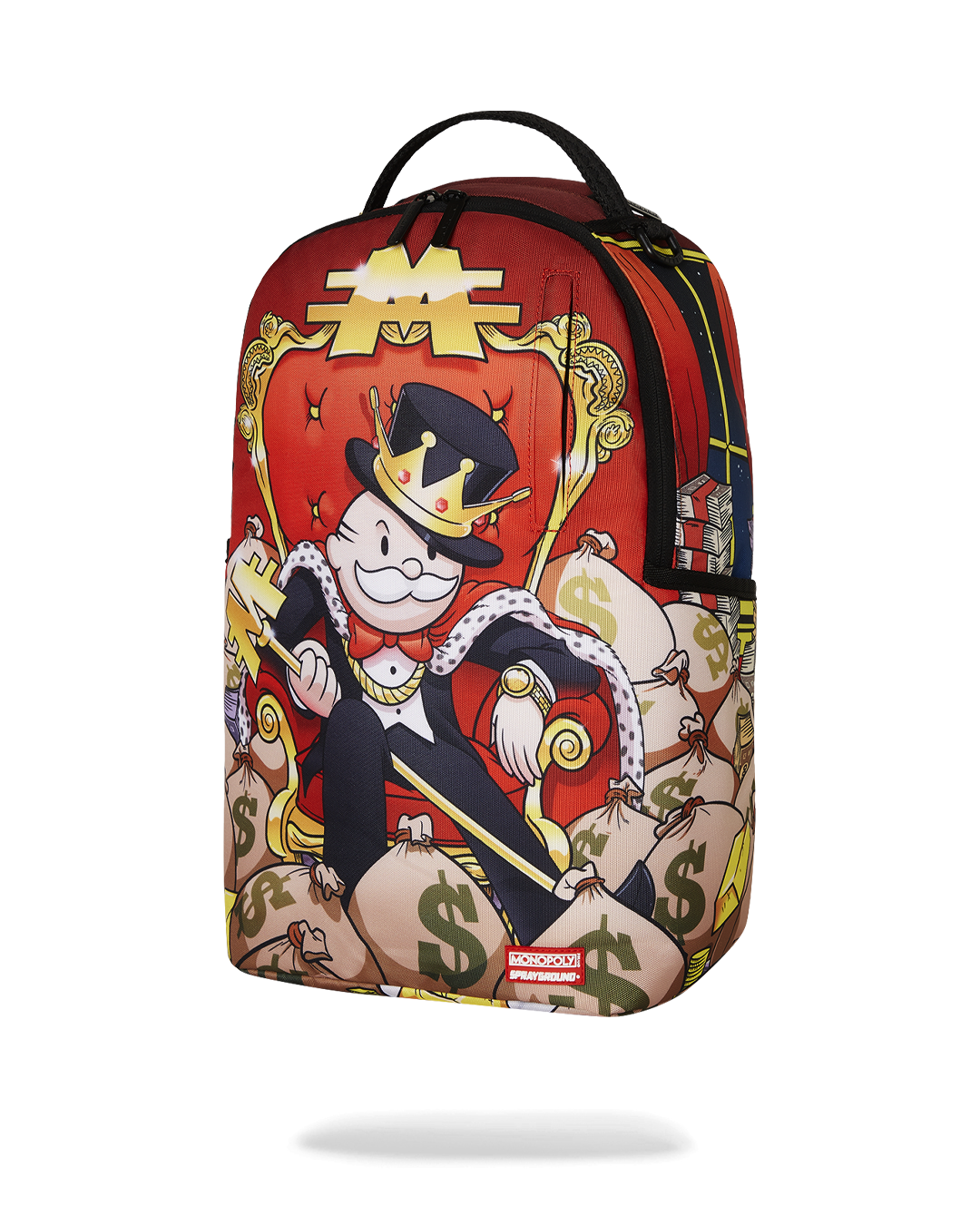 Limited Edition MONOPOLY GOLD EMPIRE THRONE BACKPACK