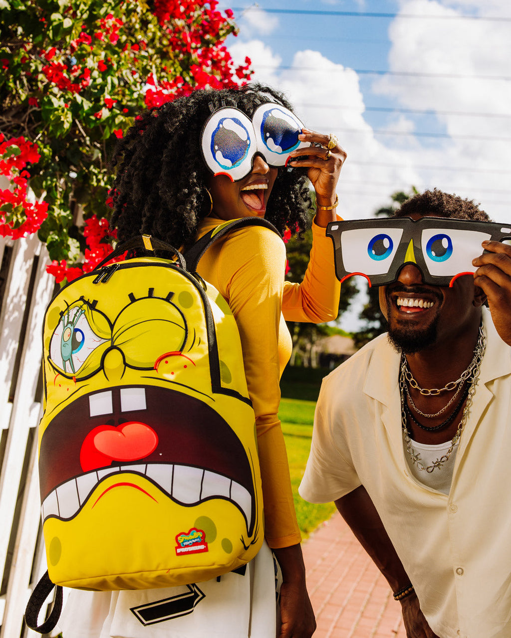 Limited Edition SPONGEBOB EYE POP REMOVABLE EYES BACKPACK
