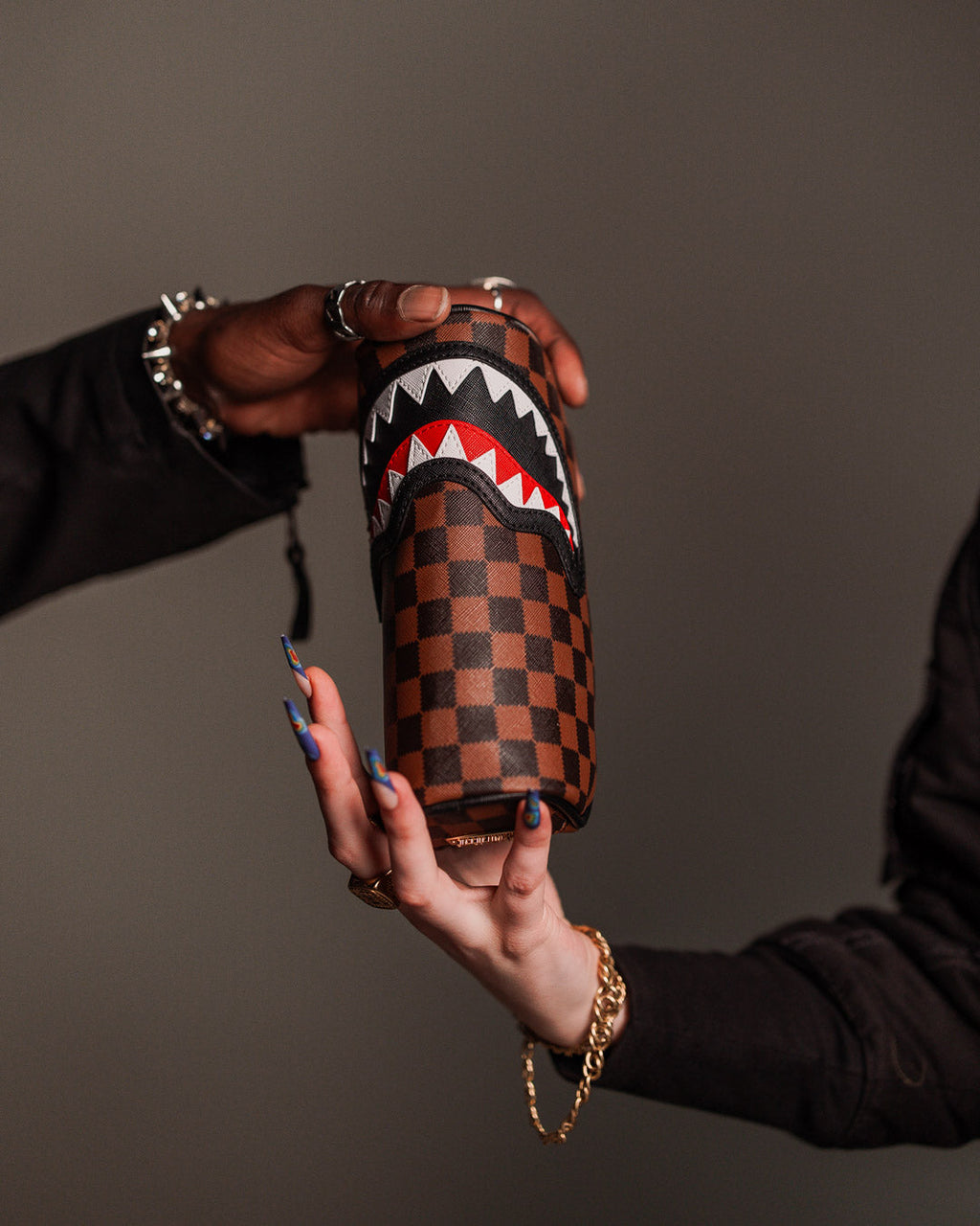 Limited Edition SAWTOOTH SHARKS IN PARIS POUCH