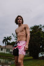 Limited Edition PINK PANTHER PINK PAINTER SWIM SHORTS