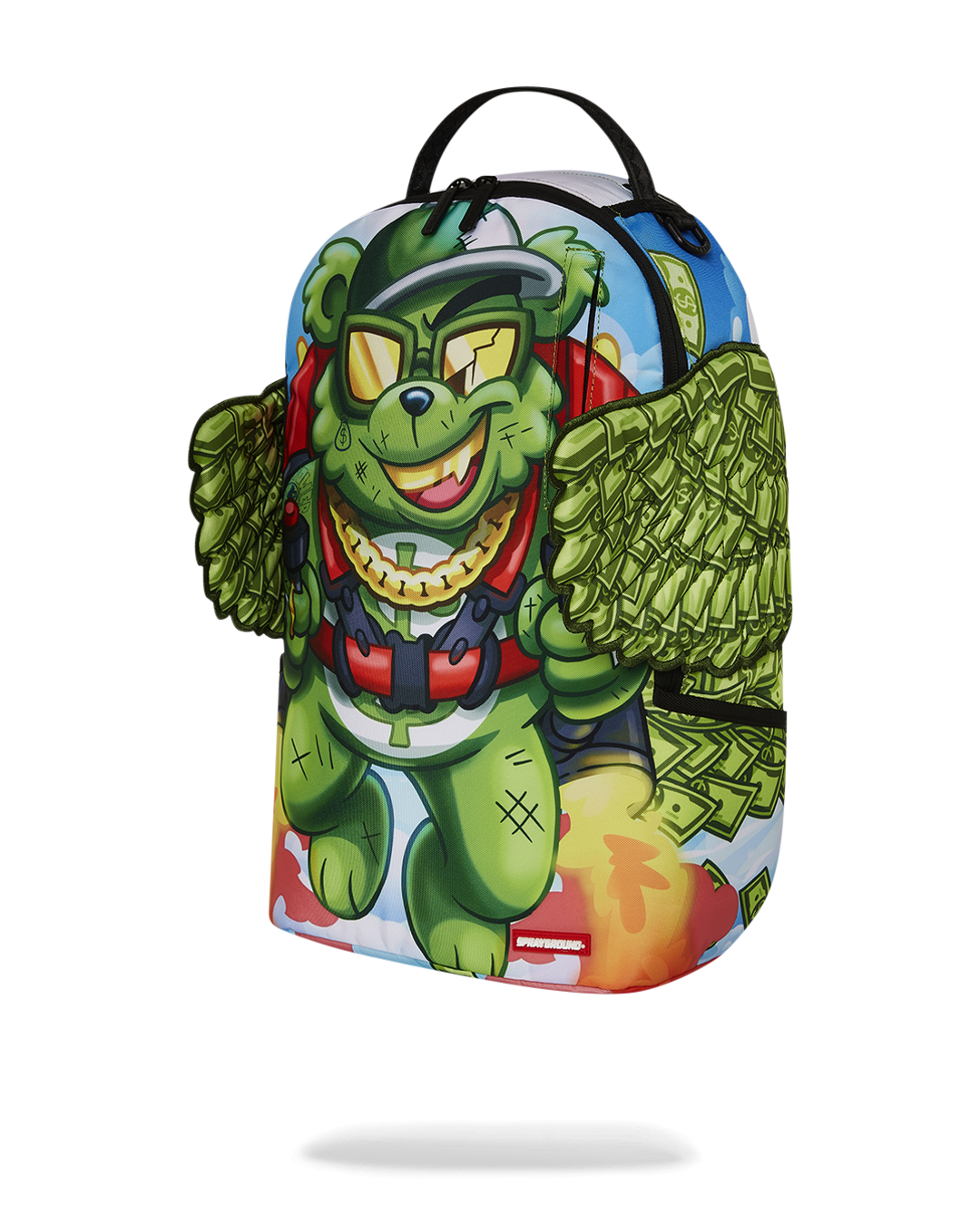 Limited Edition MONEY BEAR WE BOUT TO TAKE OFF BACKPACK