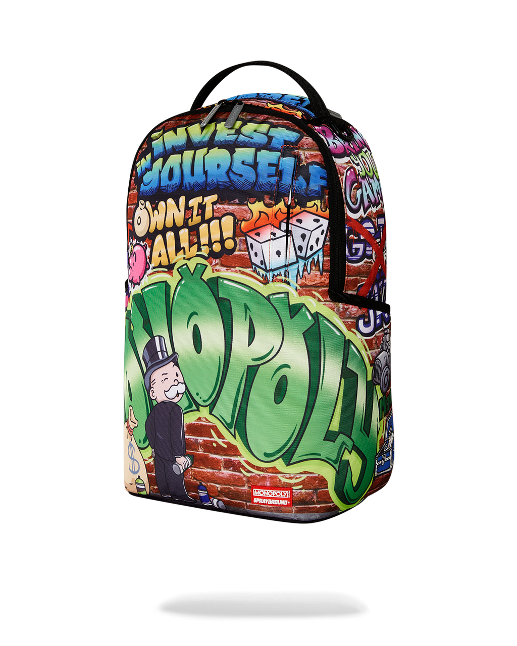 Limited Edition MONOPOLY GRAFFITI GOLD RUSH DLXR BACKPACK