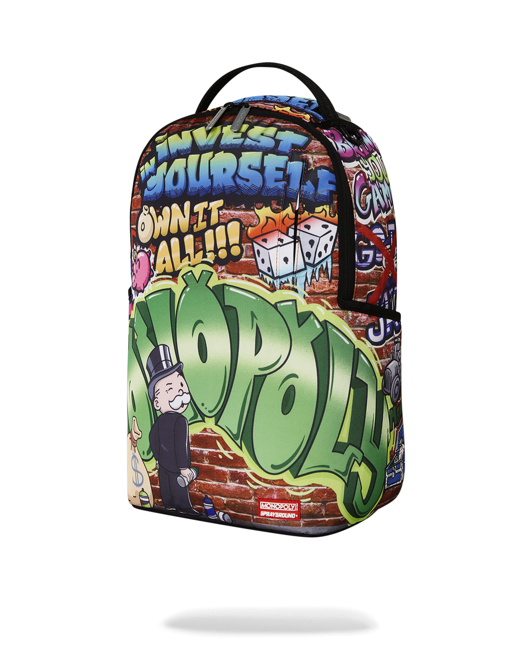 Limited Edition MONOPOLY GRAFFITI GOLD RUSH DLXR BACKPACK