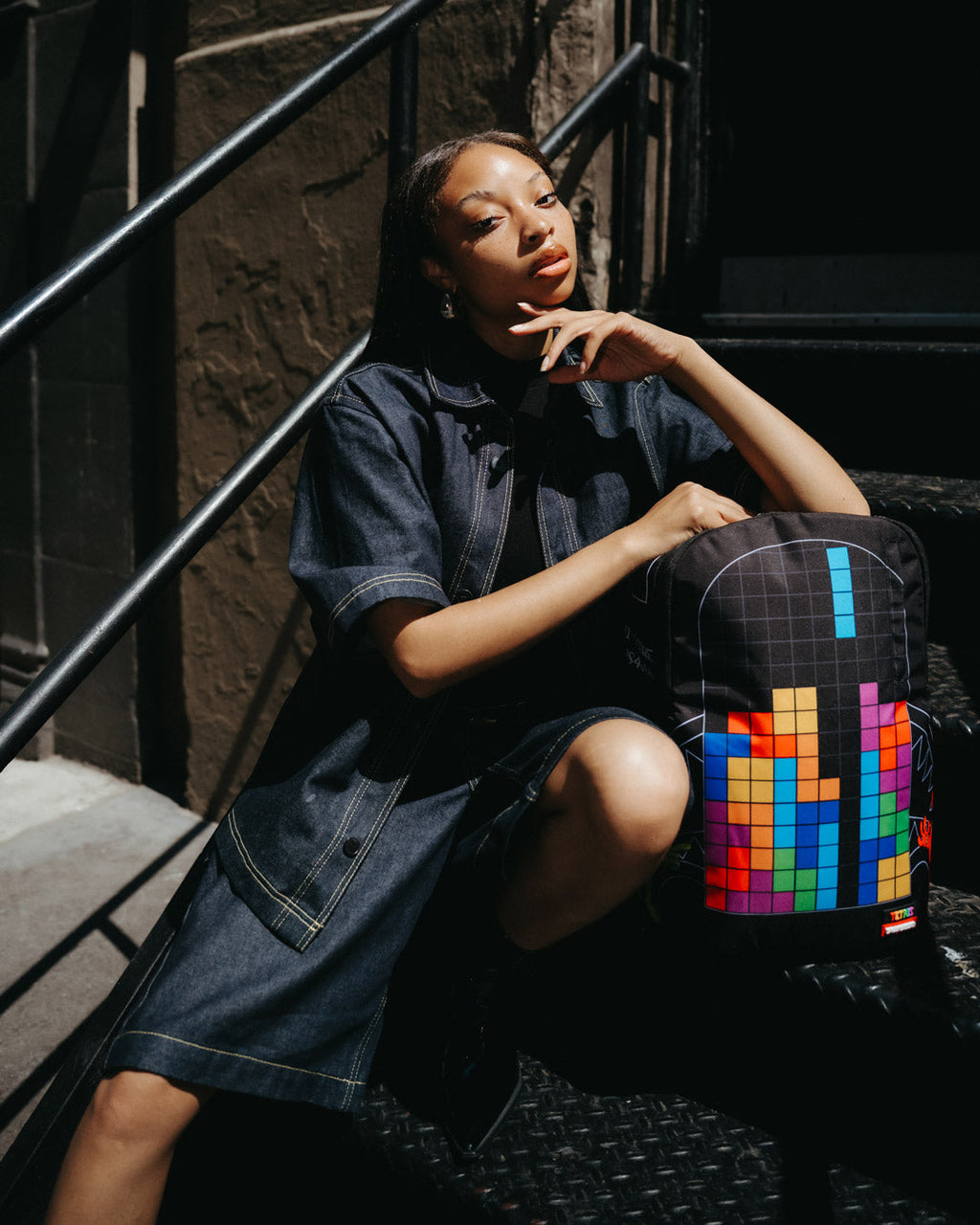 Limited Edition TETRIS WITH DIABLO AND MONEY BEAR BACKPACK