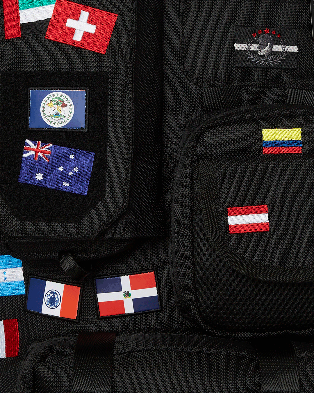 Limited Edition JAMES FIRST CLASS GLOBAL FLAGS SPECIAL OPS CARGO BACKPACK