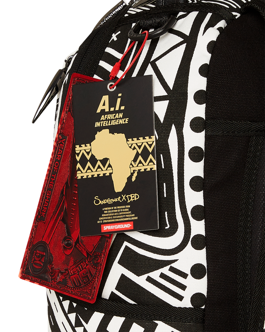 Limited Edition A.I. AFRICAN INTELLIGENCE THE SKYHAWK BACKPACK - SANDFLOWER COLLAB