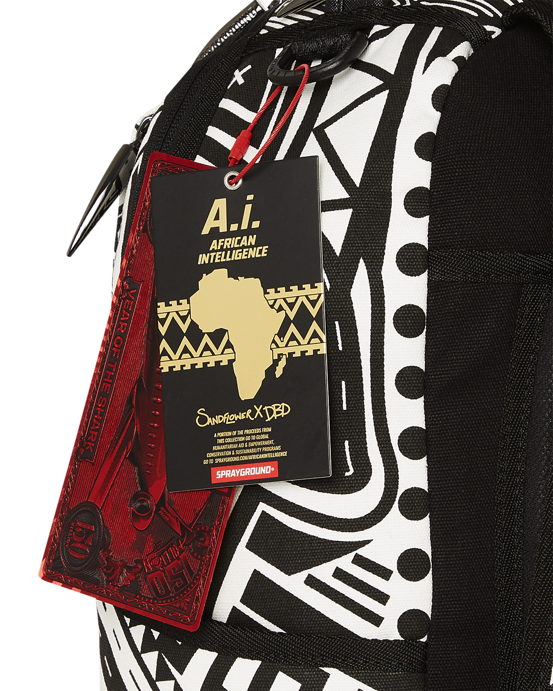 Limited Edition A.I. AFRICAN INTELLIGENCE THE SKYHAWK BACKPACK - SANDFLOWER COLLAB