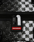 Limited Edition SCRIBBLE DRIBBLE CHECK DUFFLE