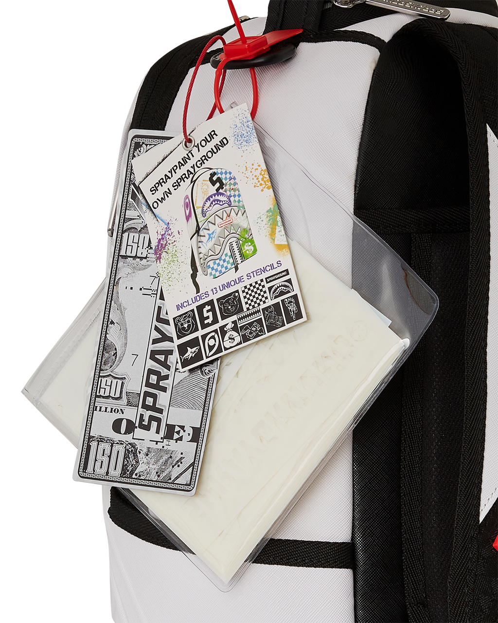Limited Edition GRAFFITI ARTIST - DESIGN YOUR OWN BACKPACK - 9 STENCILS INCLUDED