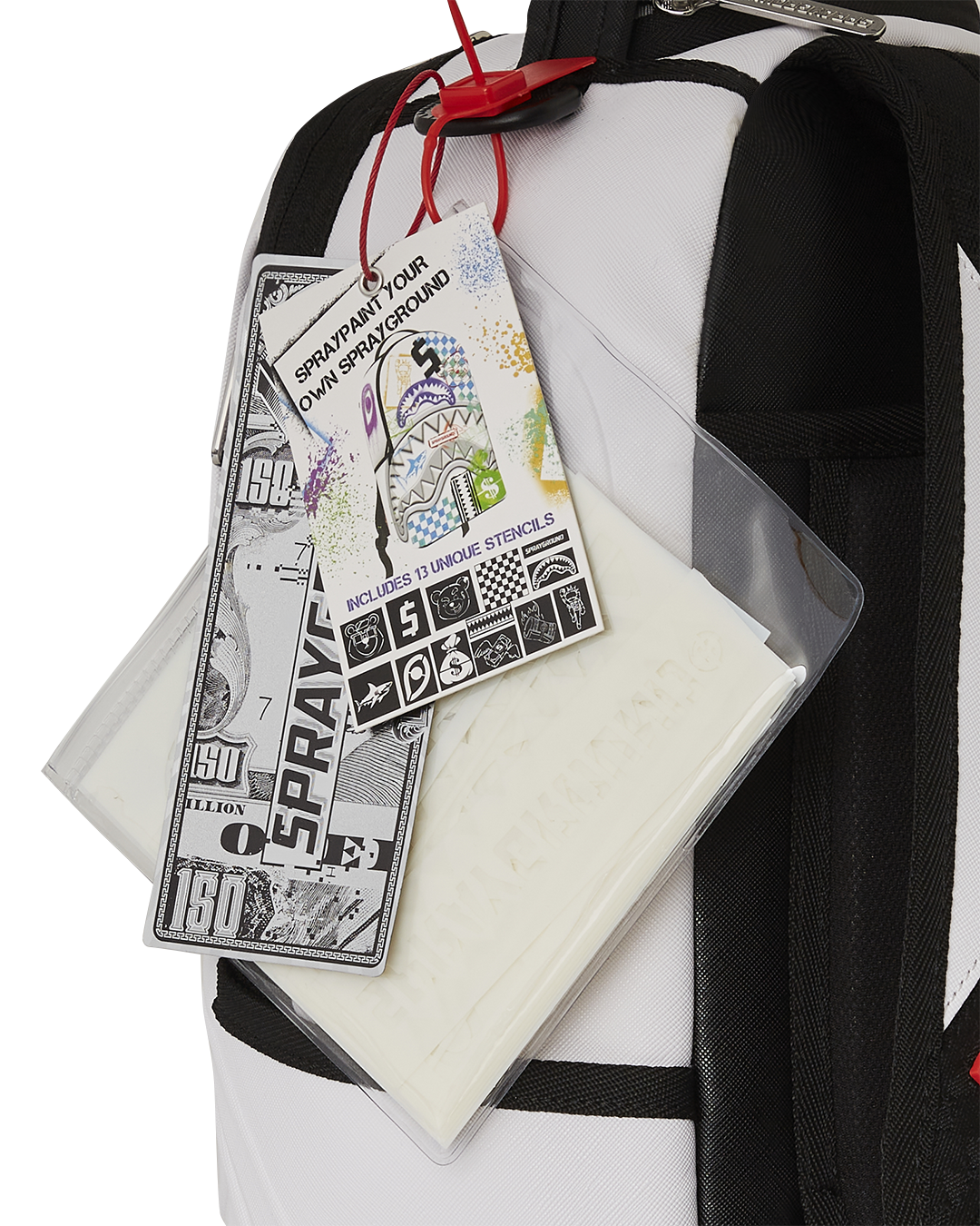 Limited Edition GRAFFITI ARTIST - DESIGN YOUR OWN BACKPACK - 9 STENCILS INCLUDED