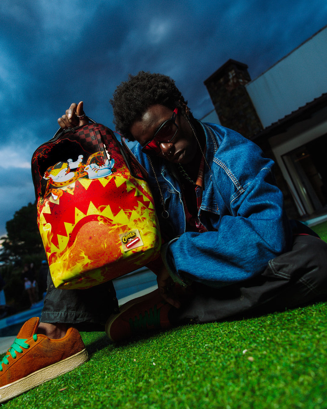 Limited Edition CHEETOS TOO HOT TO HANDLE BACKPACK