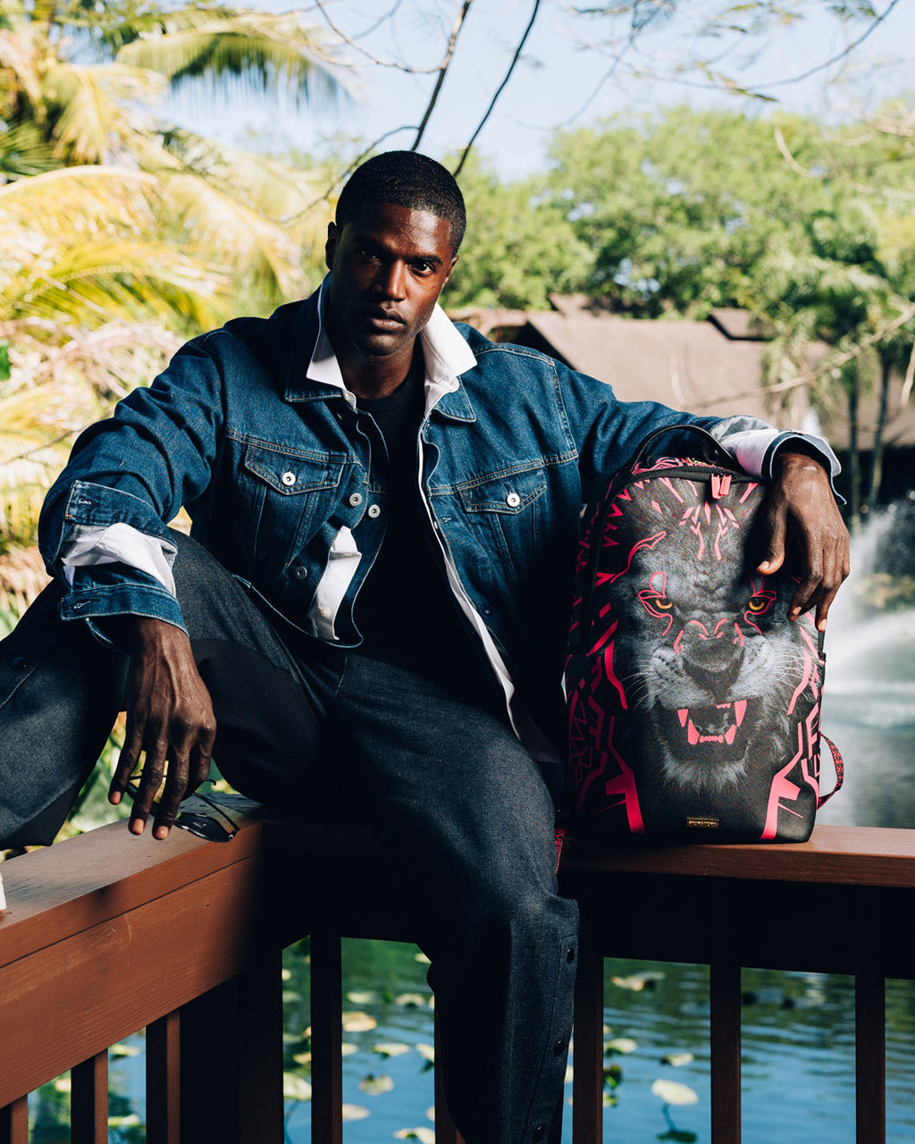 Limited Edition A.I. AFRICAN INTELLIGENCE PRIDE AND POWER BACKPACK - SANDFLOWER COLLAB