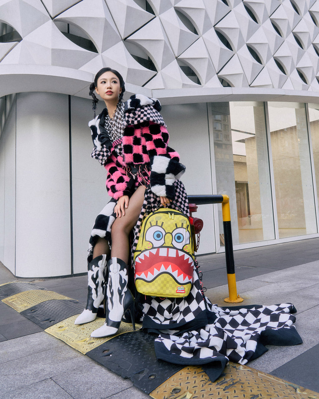 Limited Edition SPONGEBOB SQUARE CHECK FLEX DLXSV BACKPACK