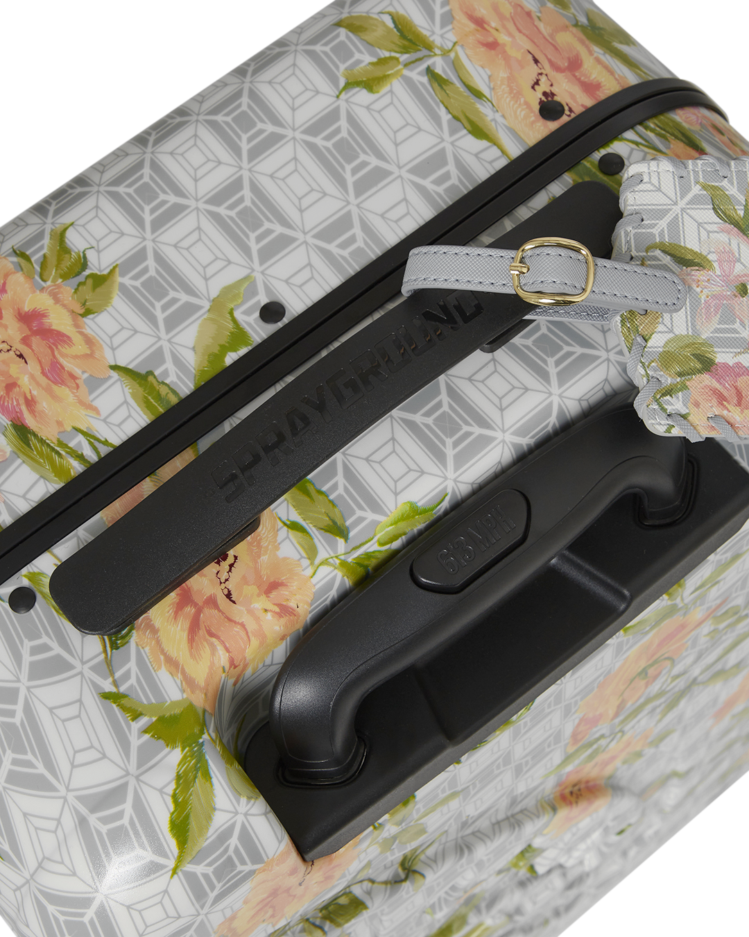 Limited Edition A.I. AFRICAN INTELLIGENCE ELEGANT ENERGY SHARKITECTURE CARRY-ON LUGGAGE - SANDFLOWER COLLAB