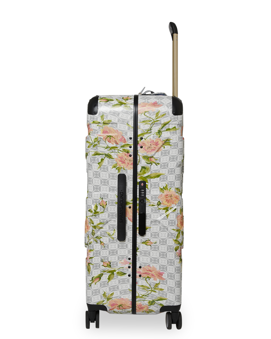 Limited Edition A.I. AFRICAN INTELLIGENCE ELEGANT ENERGY SHARKITECTURE FULL SIZE LUGGAGE - SANDFLOWER COLLAB