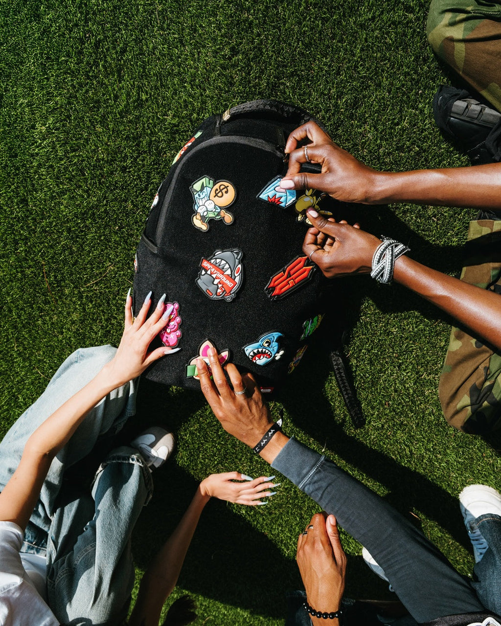 Limited Edition STUCK ON YA - VELCRO PATCH BACKPACK