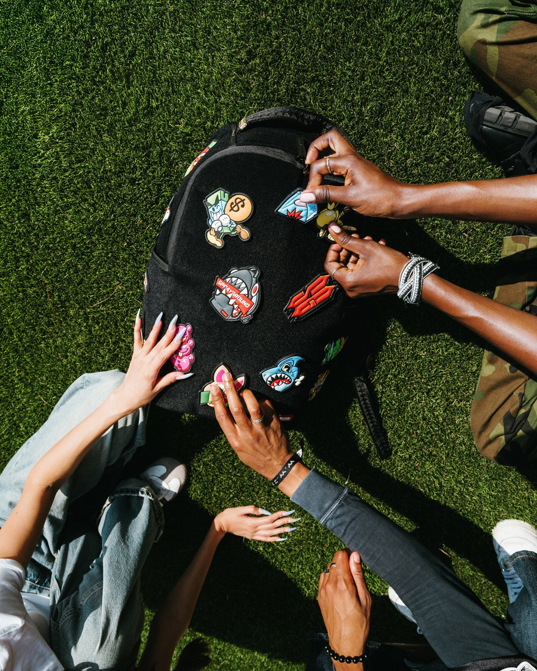 Limited Edition STUCK ON YA - VELCRO PATCH BACKPACK