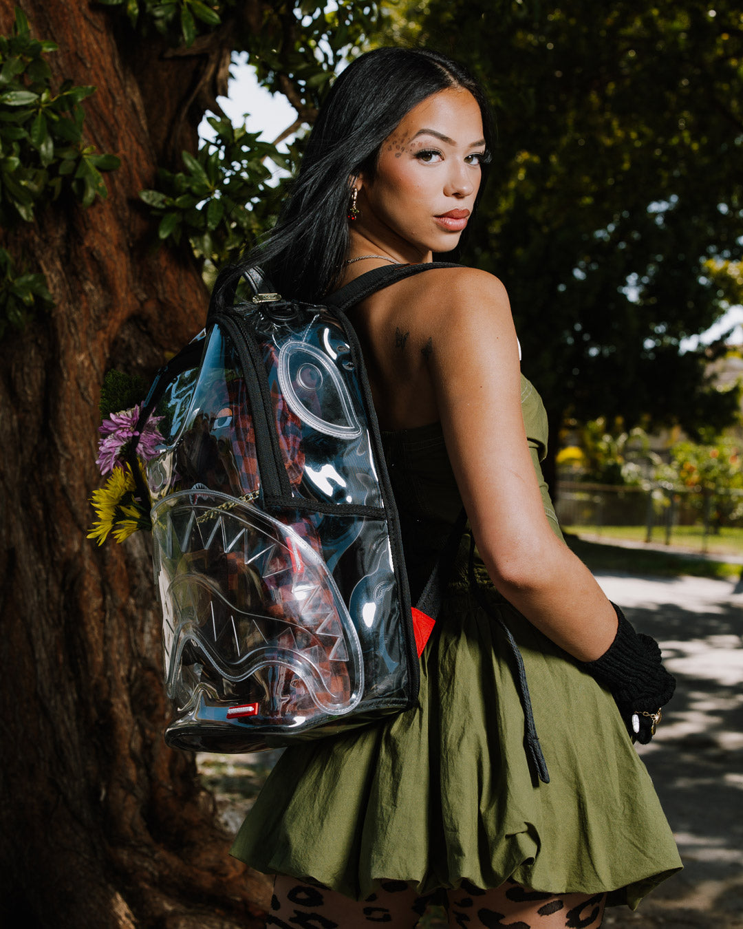Limited Edition CLEAR BACKPACK - SHARKS IN PARIS BEAR